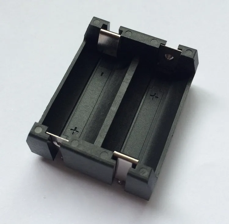 

MasterFire 400pcs/lot 2 Slots CR123A 16340 Lithium Battery Protective Cover Storage Box Button Batteries Holder Case with Pins