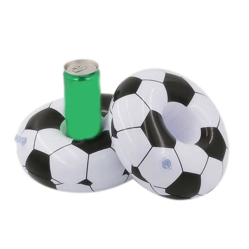 1 шт. надувные футбольные подставки для бассейна напитков чашек Cola держатель