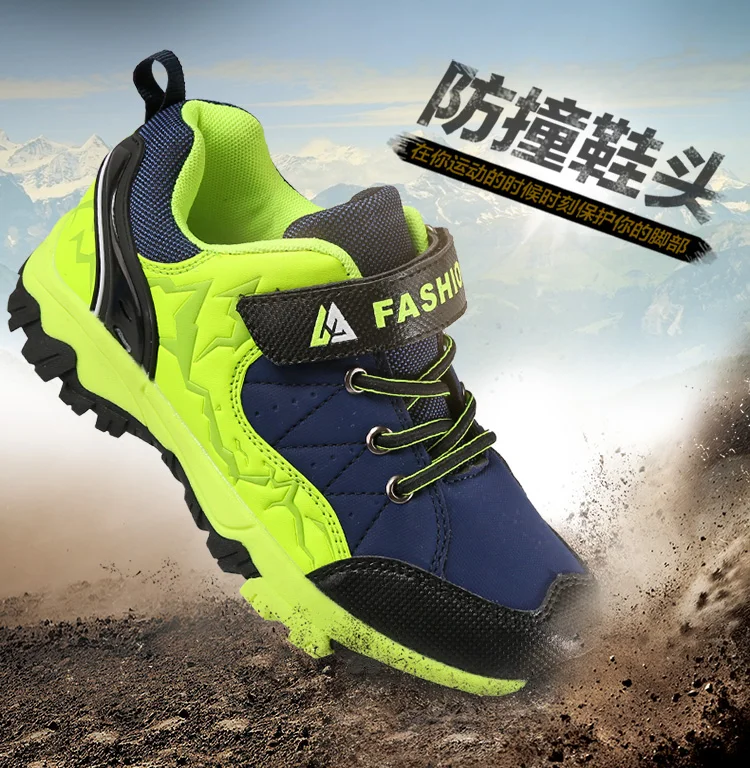 1801 Hiking Children Shoes For Kids Sneakers Winter Boys Casual Shoes Girls Sneakers Boys Snow Shoes Climb Mountains Ice