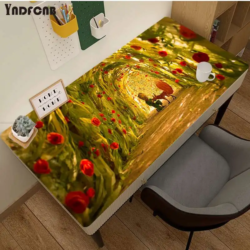 

The Little Prince And The Fox Keyboards Mat Rubber Gaming Mousepad Desk Mat Size For Keyboards Mat Mousepad For Boyfriend Gift