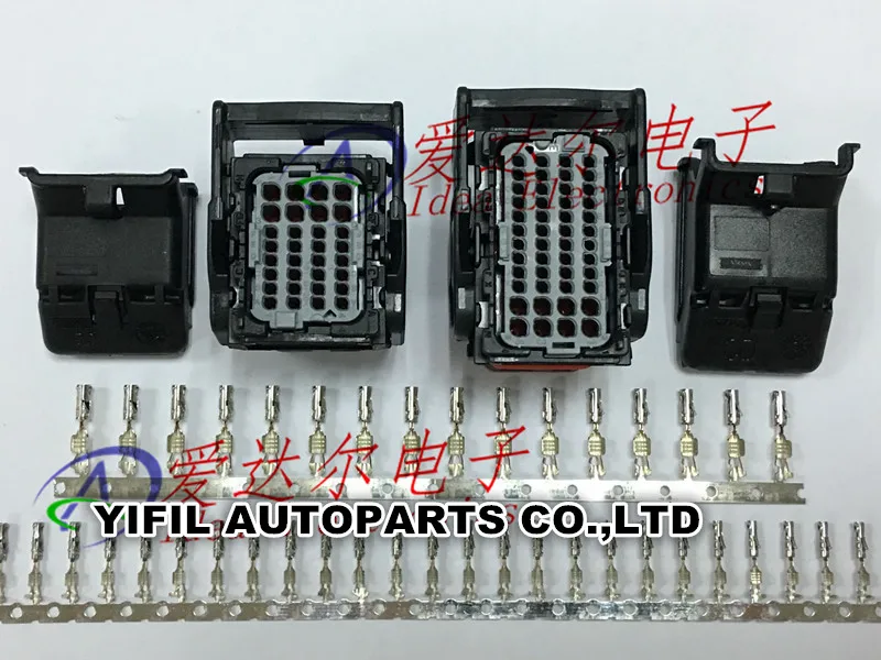 48 Pin/Way + 32 ECU Female Molex провод коричневый автомобильный разъем корпус с клеммами