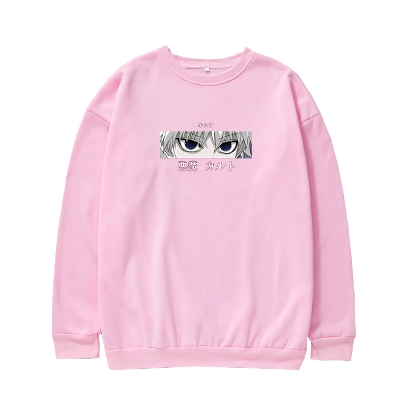 Молодежная одежда для мальчиков Hunter x с принтом killua спортивные толстовки