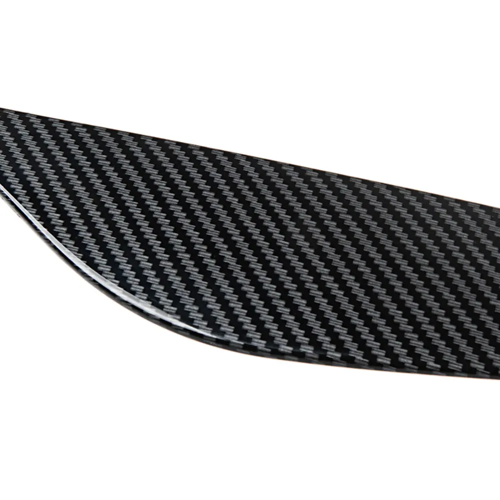

For Tesla Model 3 18-20 Carbon Fiber Pattern Front Headlight Eyelids Trim Eyebrow Stickers 2PCS