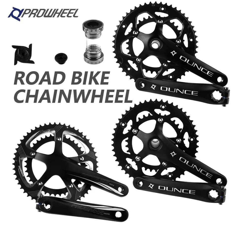 Ажурный механизм для шоссе PROWHEEL Korbowy 50 T 34 53 39 170 мм Korba 110/130 BCD Dolny Wspornik Części|Шатун и