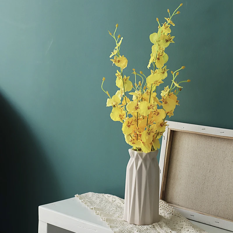 Искусственные цветы Oncidium hybridum для домашнего декора искусственные растения