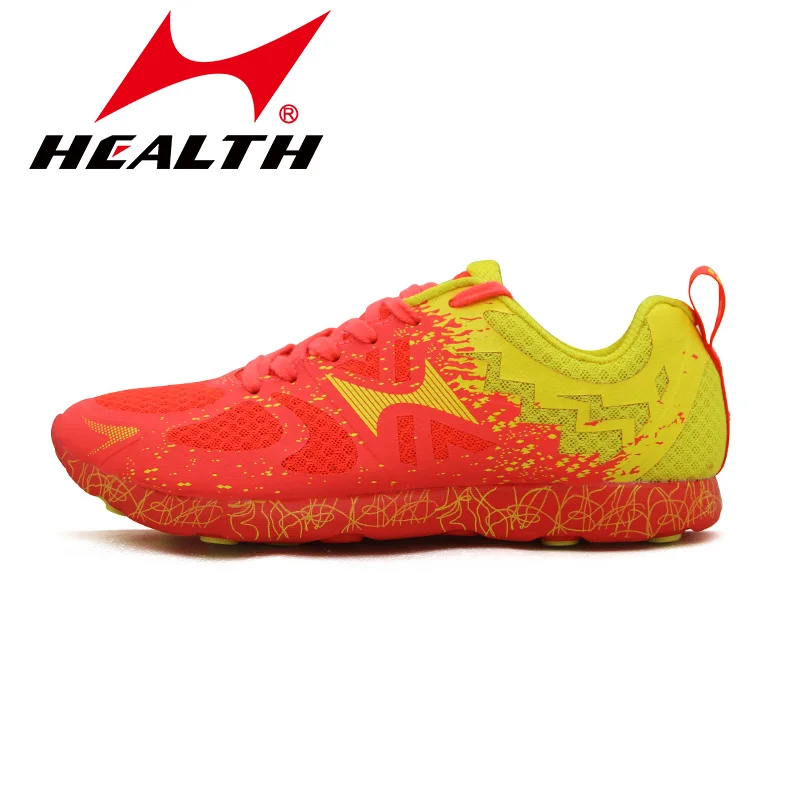 

Health Sports Shoes Men's And Women's Sports Training Shoes Track And Field Running Shoes Wear-Resisting Marathon Jogging Shoes