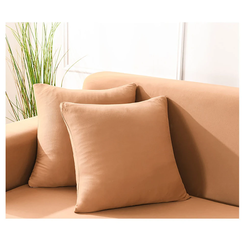 

Elastic Corner Sofa Covers 1 2 3 4 Seater L Shaped Solid Color Couch Slipcover Armchair Polyester Fabric Sofa Towel Couch Covers