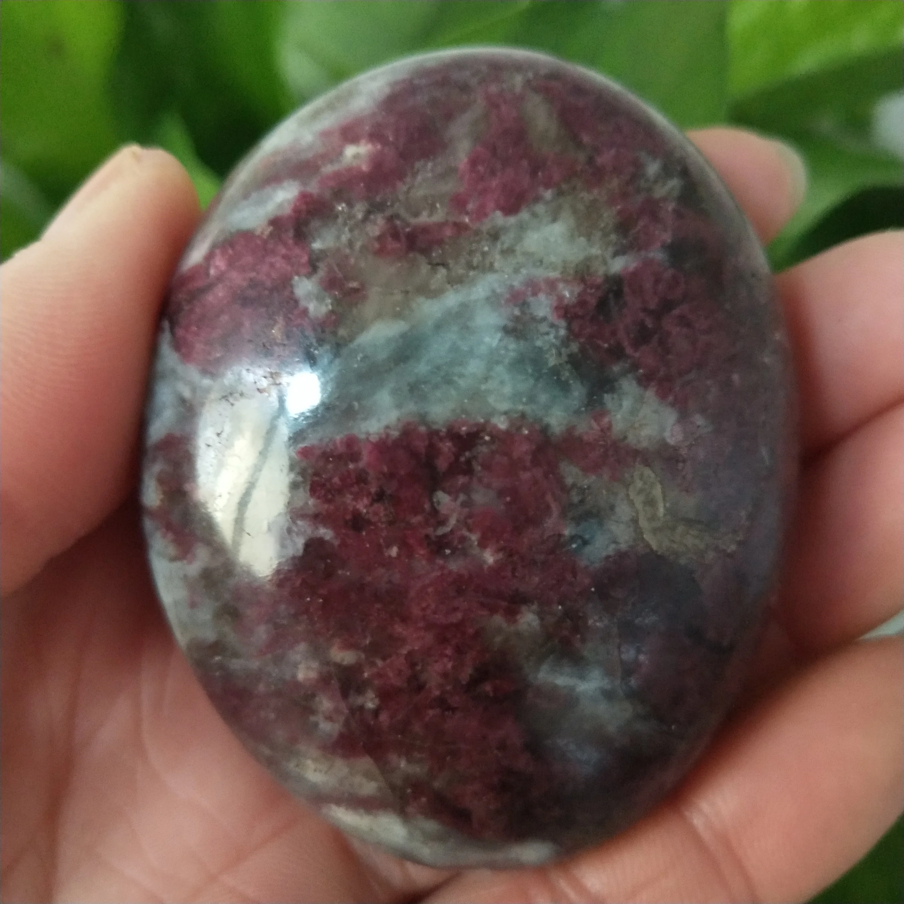 

Natural stone plum blossom tourmaline palm stones playthings small stones and crystals healing crystals
