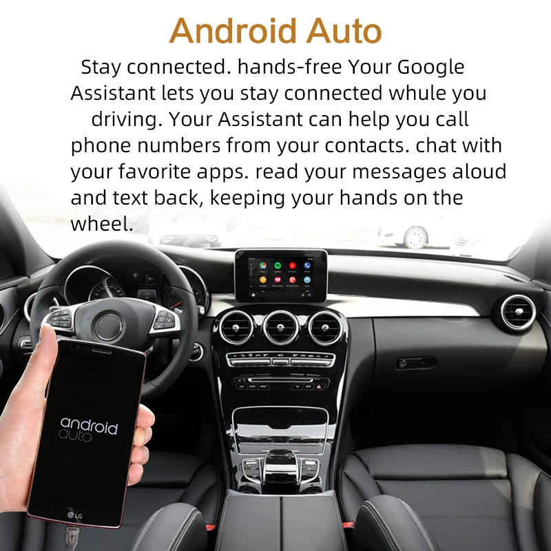 Sinairyu Wifi беспроводной Carplay Mercedes C Class w205 NTG 5 1 2 Apple Car Play iOS13/Android видео плеер адаптер