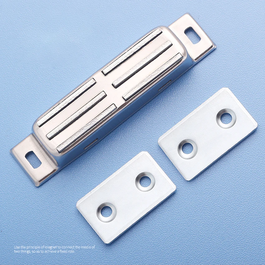 Сильные двойные Магнитные защелки для шкафа из нержавеющей стали защелка двери