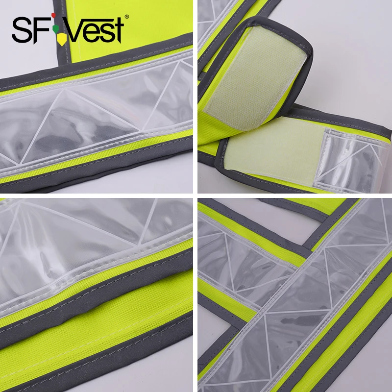 

SFvest High Visibility Protective Vests Construction Security Traffic Work wear