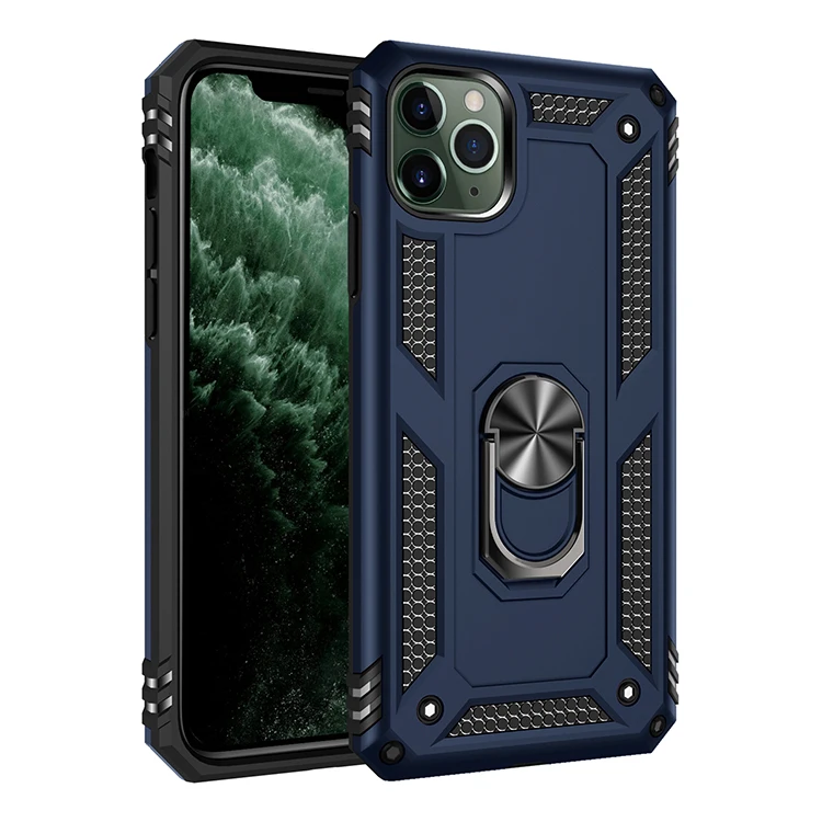 Armor Phone Case For iphone 11 Pro Max 6 6S 7 8 plus Magnetic Ring Stand Cover XS MAX XR X Protective Back | Мобильные телефоны и