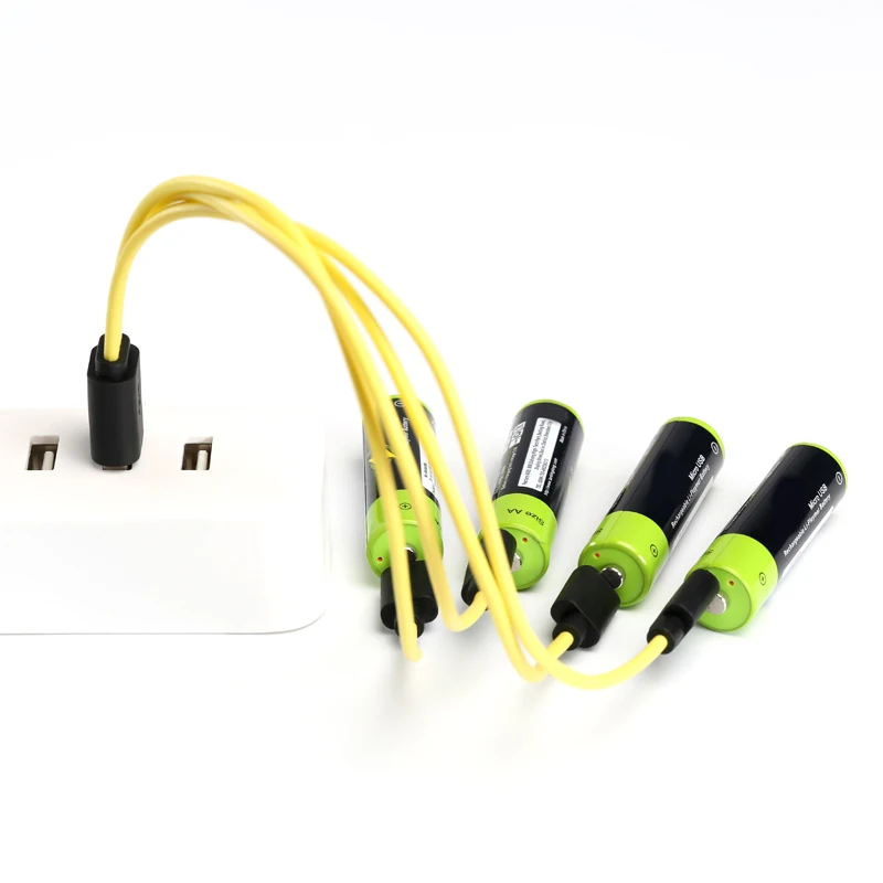 4 в 1 Micro USB зарядный кабель для Znter AA AAA 18650 аккумуляторная батарея C D размер