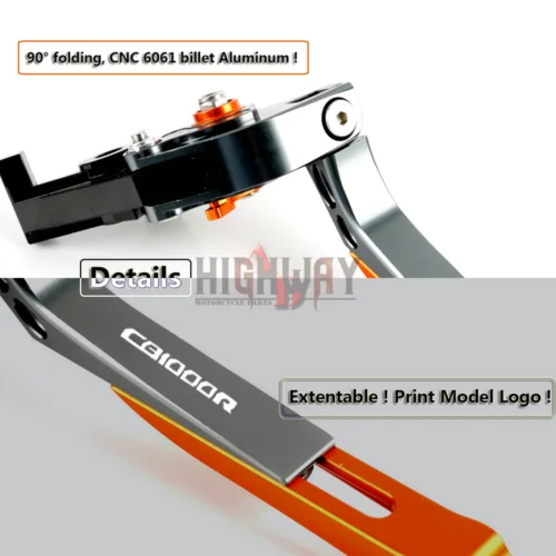 Рычаги тормозной ручки CNC выдвижные складные Регулируемые рычаги муфты для HONDA