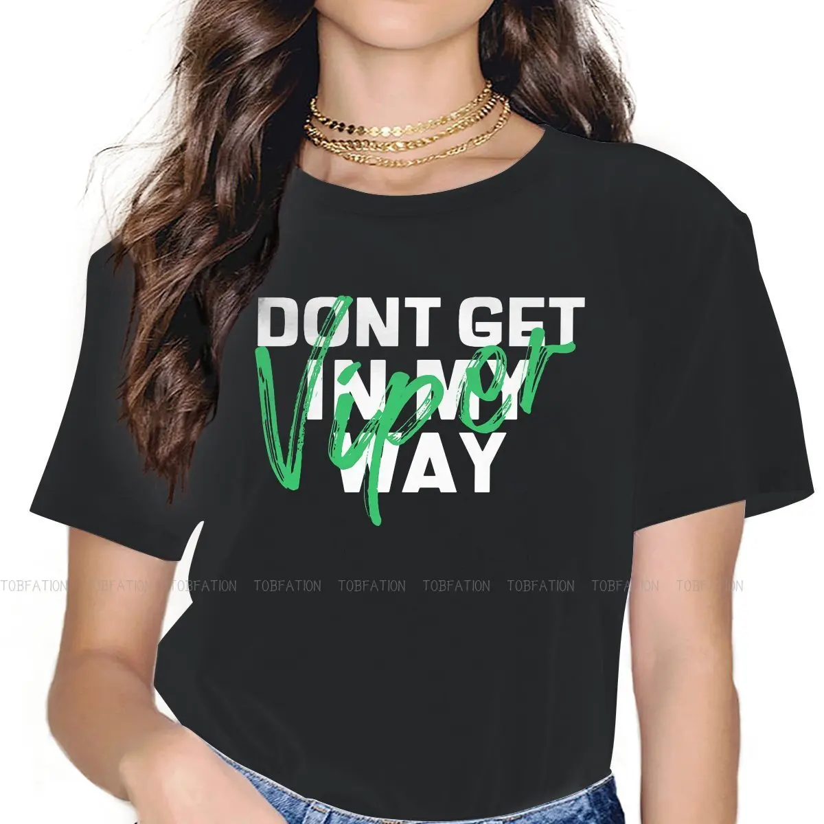 

Футболка Viper Ultimate с надписью «Voice Line» для женщин, топ с графическим рисунком валоранта агента по мотивам игры для девушек, женская футболка с ...