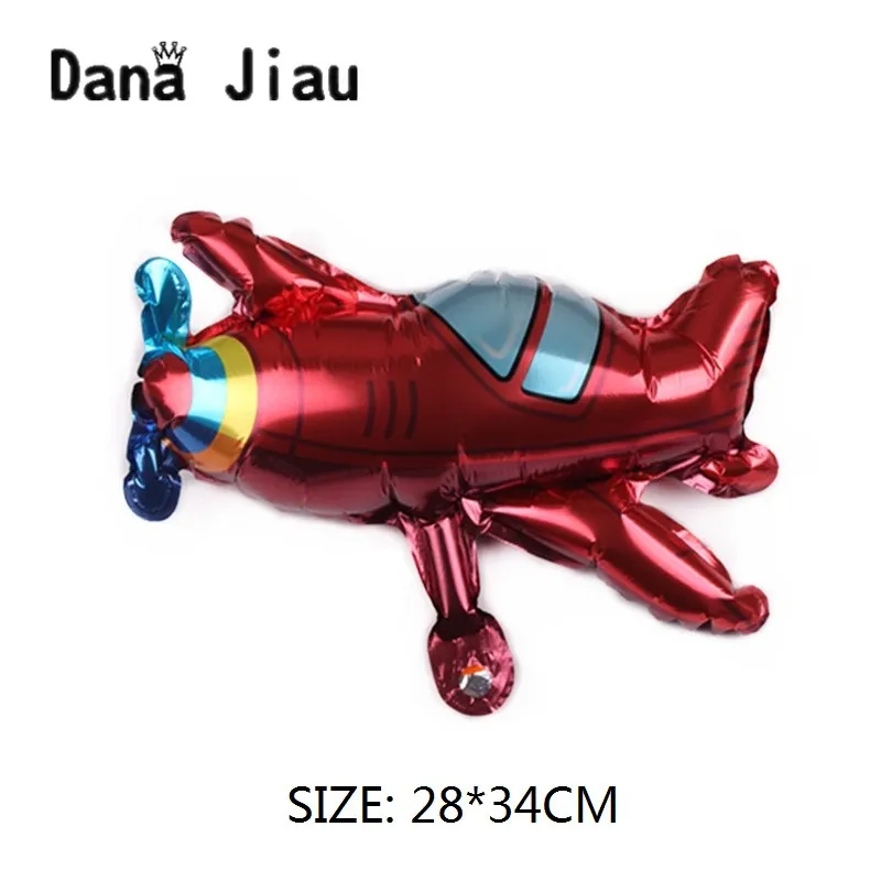 

MINI Cartoon Car Balloons Fire Truck Train Foil Balloon Police plane Globos Children Gifts Birthday Party Decorations Kids balls