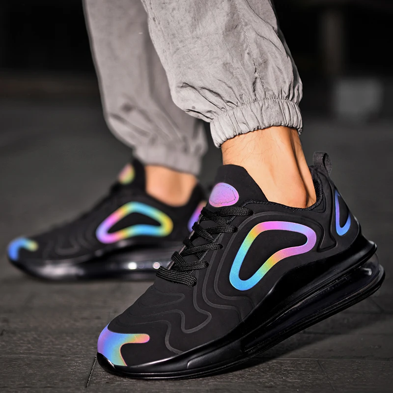 

Top Quality Casual Shoes Men Air Cushion Women Sneakers Mens Trainers Sport Platform Shoes Luminous Couple Footwear Basket Homme