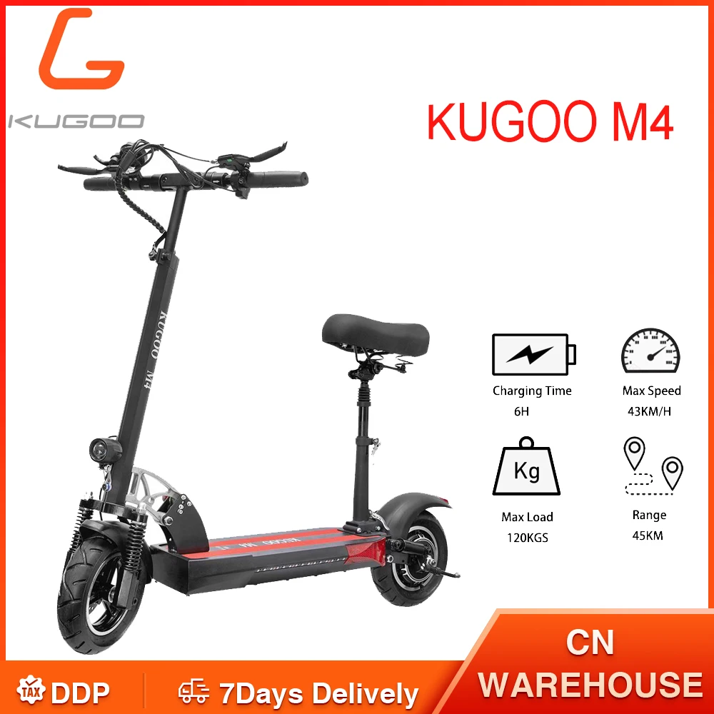 Электроскутер KUGOO KIRIN M4 30 км скорость до 43 км/ч 500 Вт|Электросамокаты| |