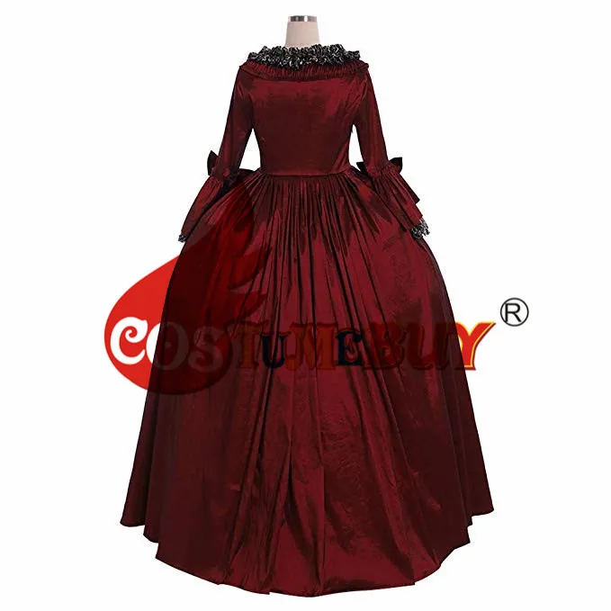 Costumebuy викторианская Мария Антуанетта рококо бальное платье 18 век Антуанетта барокко Маскарад женское платье королевы на заказ