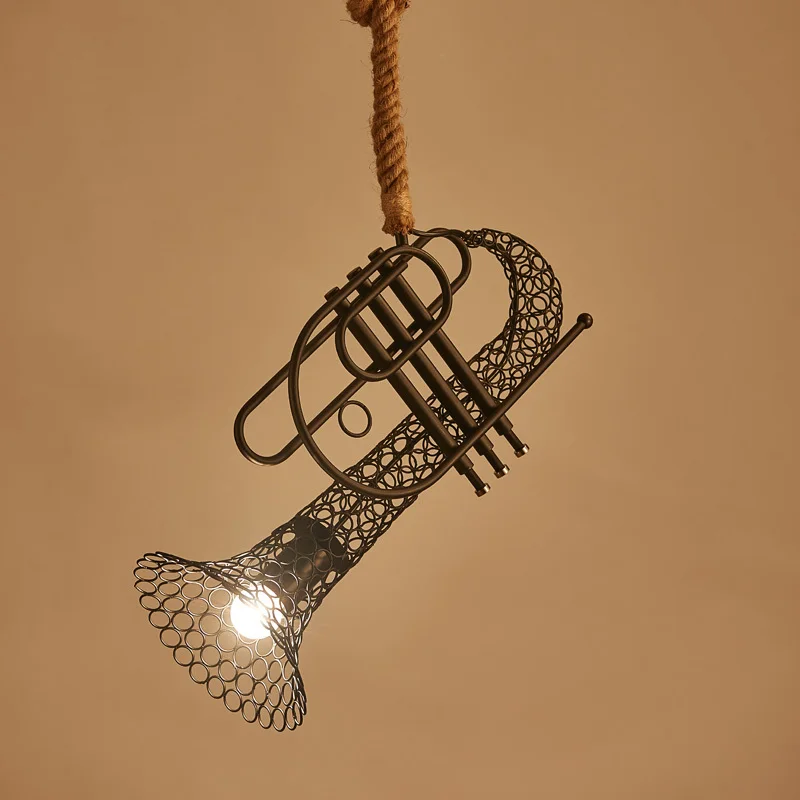 

Loft Industrial Vintage Iron Pendant Light For Bar Restaurant Cafe Lamp lustre pendente