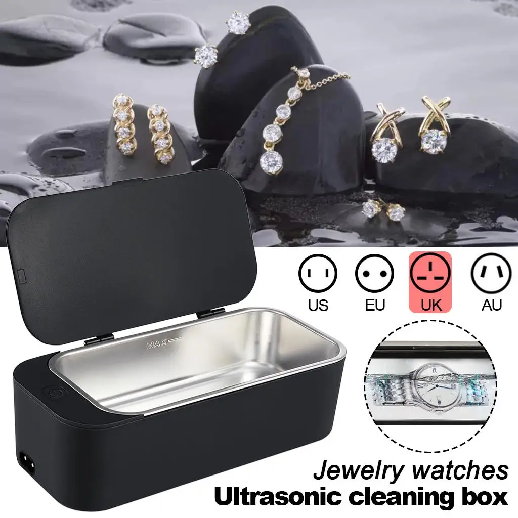 

Ultrasonic Jewelry Cleaner Handheld Stainless Steel Cleaning Machine