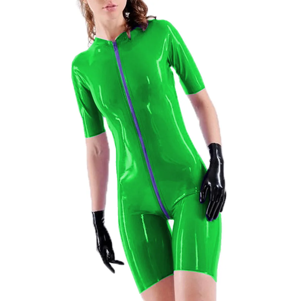 Соблазнительный популярный женский костюм-кошка из искусственной кожи