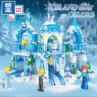 ql2217 iceland scene childrens intelligence assembled building block toys christmas gift bloc construction toys for girls