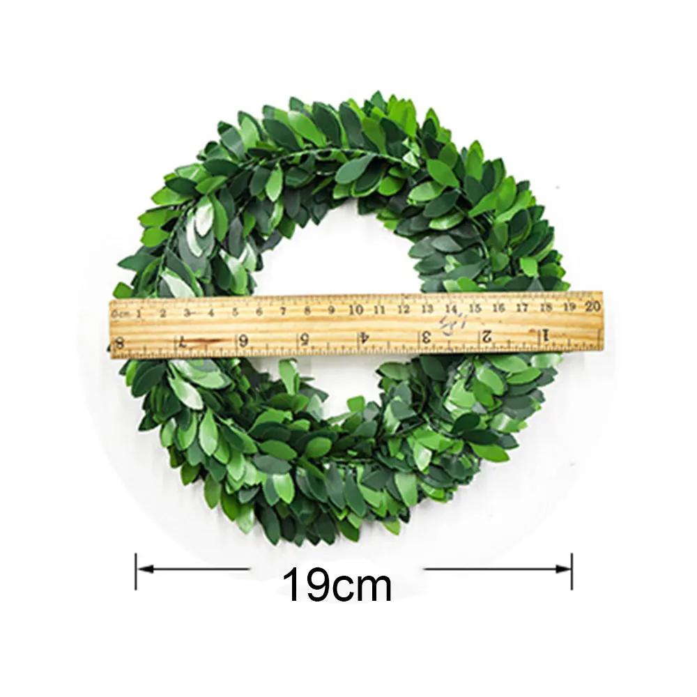 7 5 м двухцветная искусственная лоза железная проволока листва гирлянда зеленые