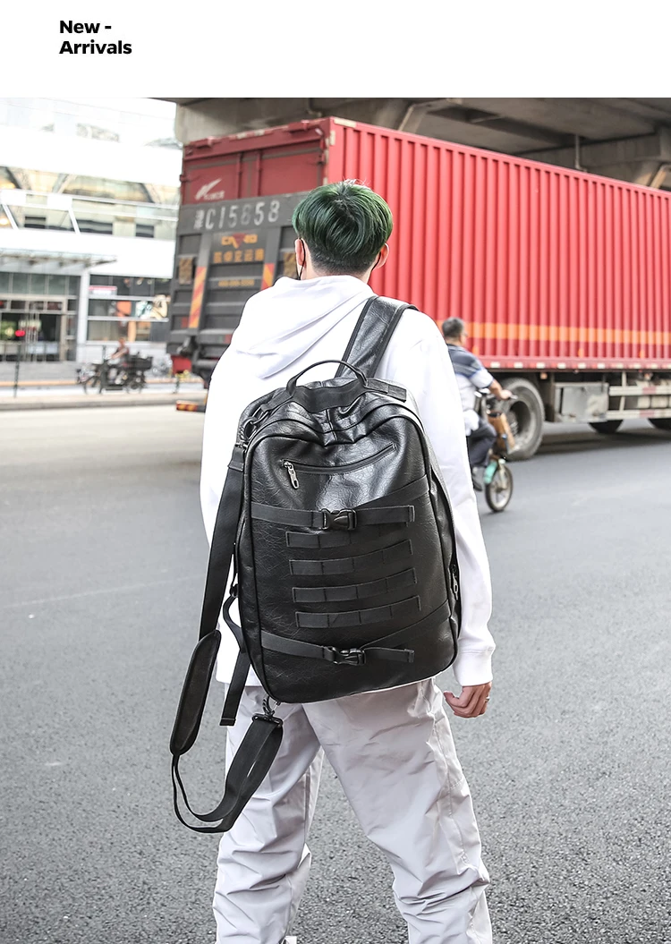 

PB2597 2020 new backpack youth men's bag fashion trend backpack