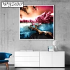 5D алмазная живопись, пейзаж, картины, полноразмернаякруглая Алмазная вышивка, мозаика, вышивка крестиком, подарочные наборы, Декор, вышивка