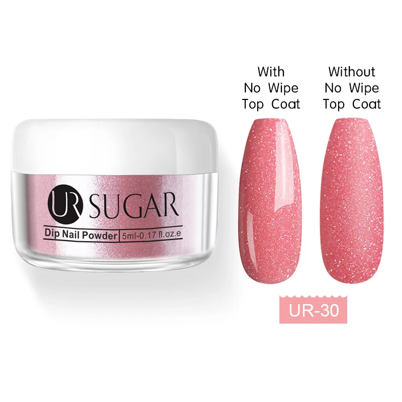 UR-30 Ur Sugar погружающаяся пудра для ногтей матовый эффект Блеск Пигмент натуральный сухой хром для гель-дизайна ногтей украшения маникюра 5 мл - Цвет: UR-30