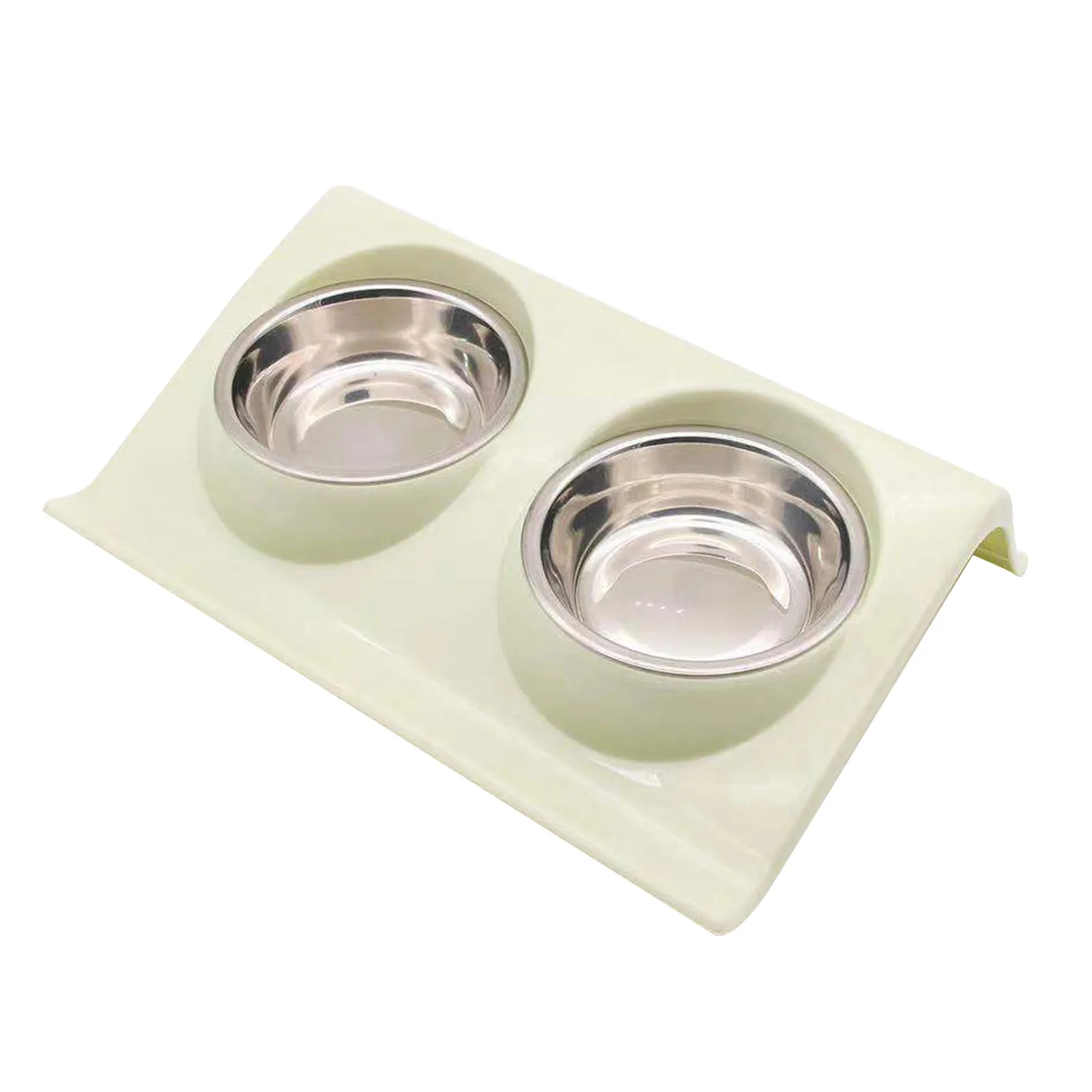 

Stainless Steel Pet Bowls Non Slip Dog Cat Feeding Bowls Z Shape Pet Feeding Tools SCVD889