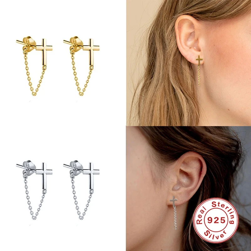 Серьги-гвоздики женские из серебра 925 пробы в минималистском стиле | Украшения и