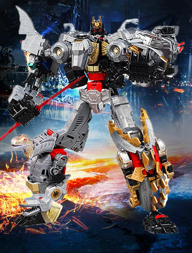BMB BPF G1 трансформация фигурка Dinoking Volcanicus Grimlock Slag Sludge Snarl Swoop Slash Dinobot 5в1 игрушка-робот