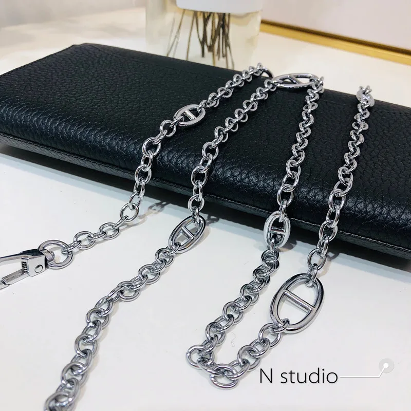 Lucky2021 Ангел носа Свинья вы одиночный пролетный кошелек ремни титановая сталь