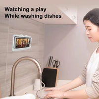 sensitive touch screen window style phone storage box shower accessories for bathroom