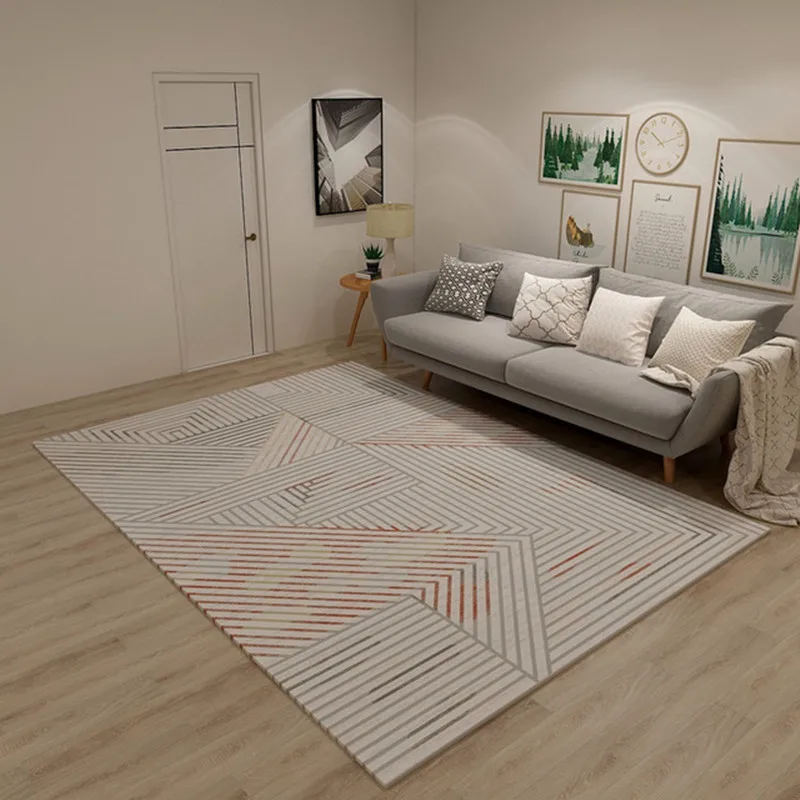 Economici Moderno E Minimalista Soggiorno Luce Lusso Casa Camera Da Letto Tappeto Completo Tavolino Coperta Tappetino Può Essere Lavato Personalizzato