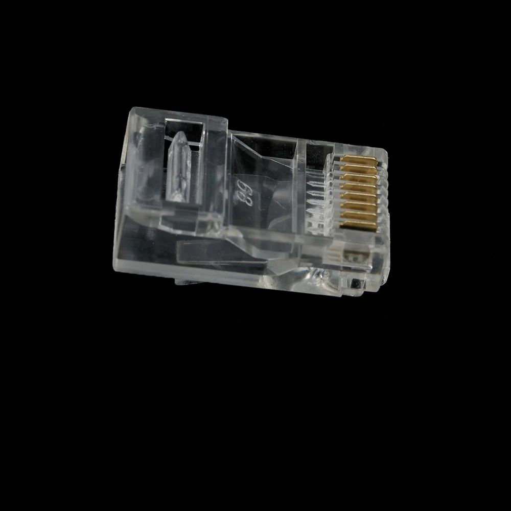 20PC Cat5 RJ45 8P8C Universal Network Cable Connector End Modular Gold-plated Ethernet Crystal Head Plug Computer Parts | Компьютеры и