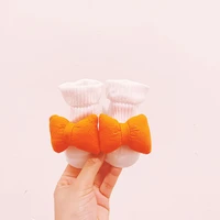 new fashion newborn toddler baby girls boy socks cartoon splicing applique cute lovely kids socks children baby stuff 0 8m