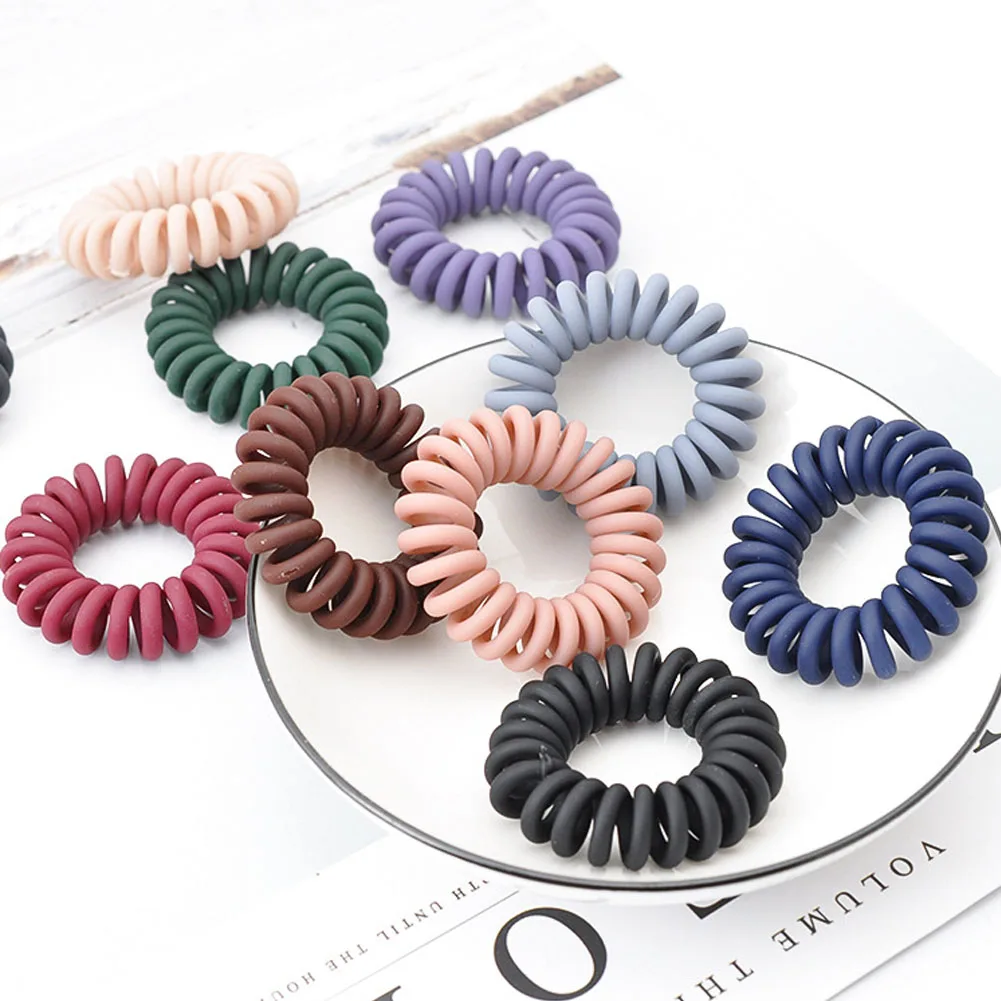 5 шт. Новое поступление прозрачные желеобразные цветные резинки для волос с