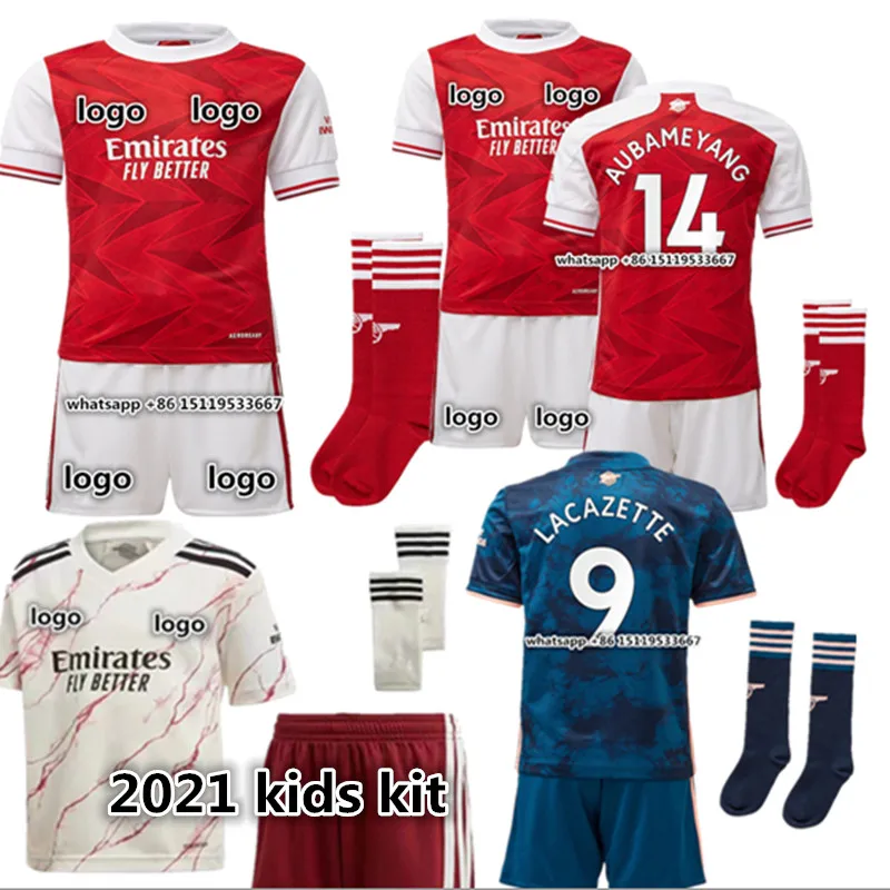 

new kids kit Top Quality 0 21 ArsenalES shirt Odegaard BELLERIN SAKS XHAKA AUBAMEYANG OZIL LACAZETTE PEPE THOMAS child shirt