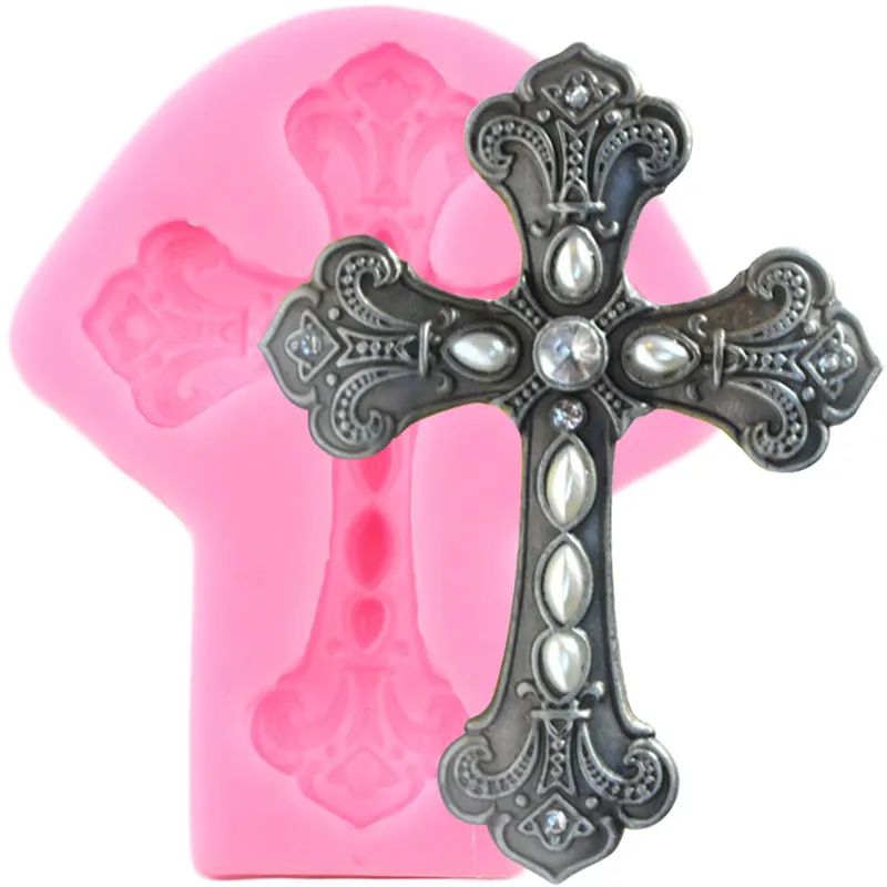 Силиконовые формы для шоколада крестика инструменты украшения тортов из мастики