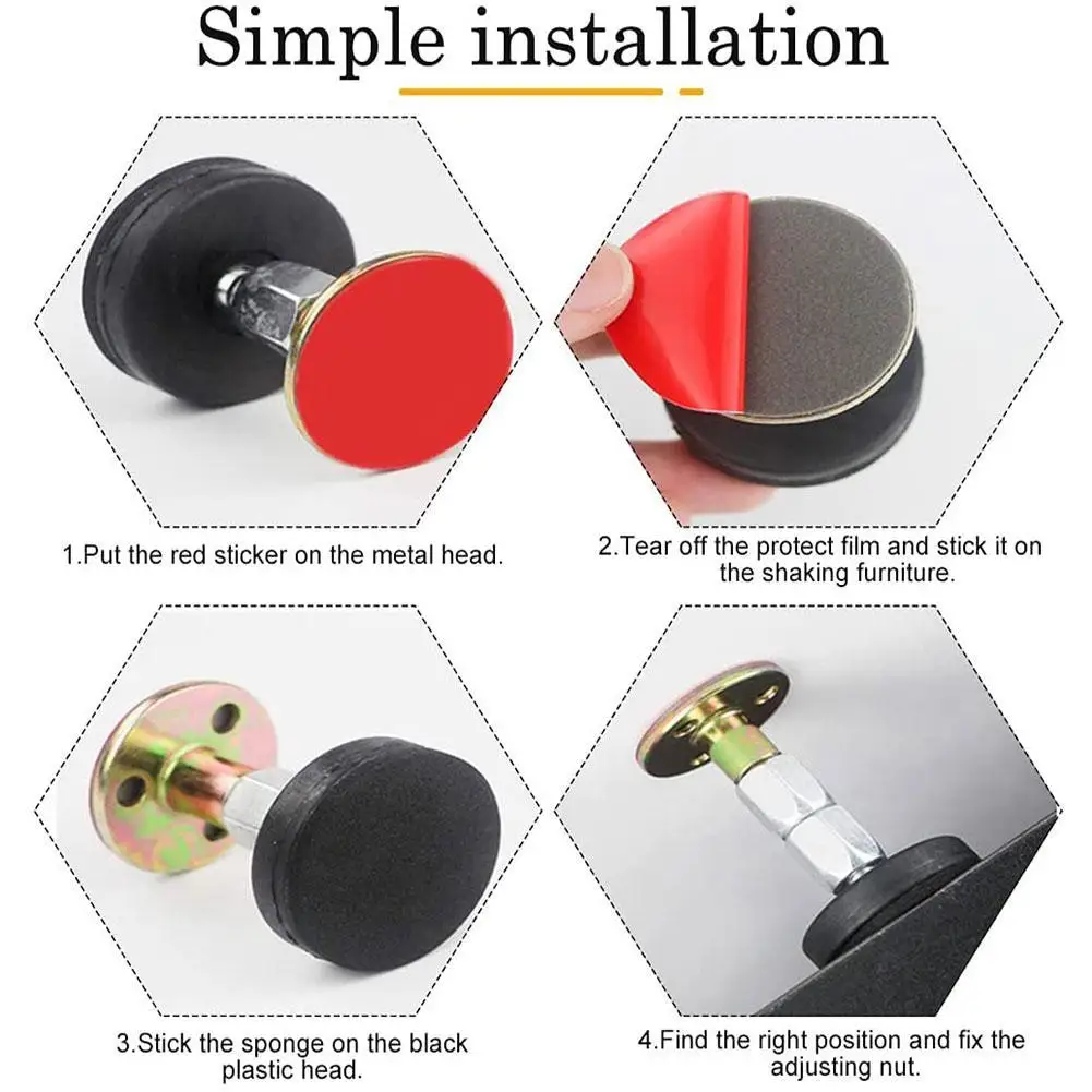 Фиксатор с резьбой регулируемый держатель для кровати телескопическая опора