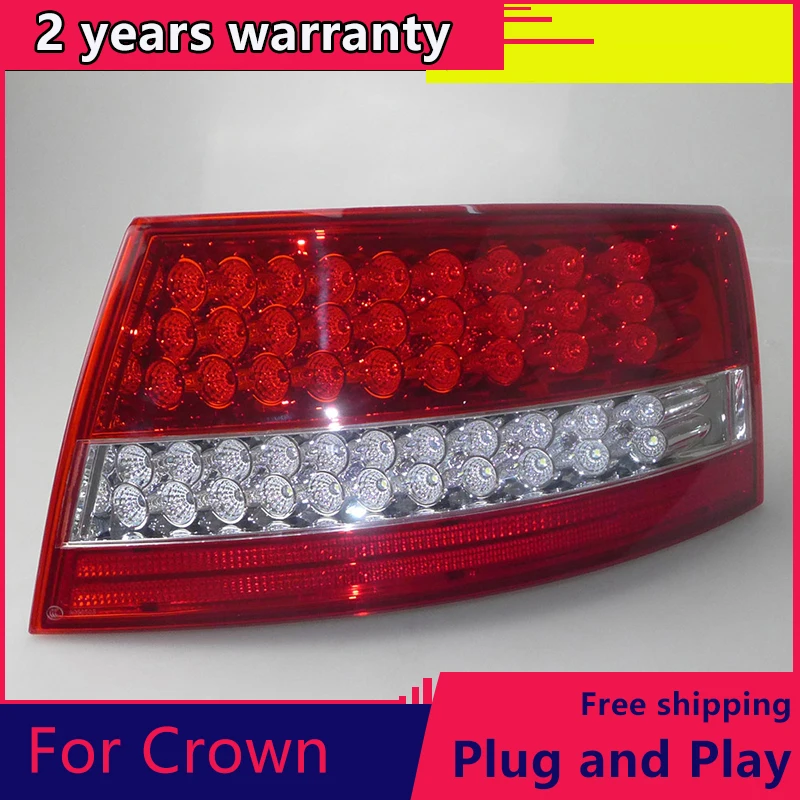 

KOWELL Car Styling for Audi a6L Tail Lights 2005 2006 2007 2008 for A6L Tail Light Rear Lamp DRL+Brake+Park+Signal