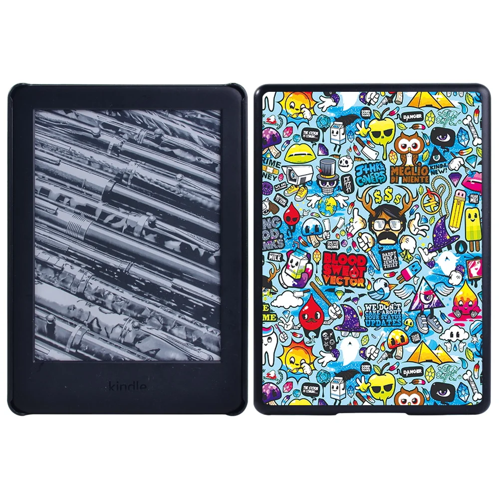 

For Amazon Kindle EReader Kindle Paperwhite 1 2 3 4/Kindle 10th Gen/8th Gen Shockproof Plastic Tablet Hard Shell Back Cover