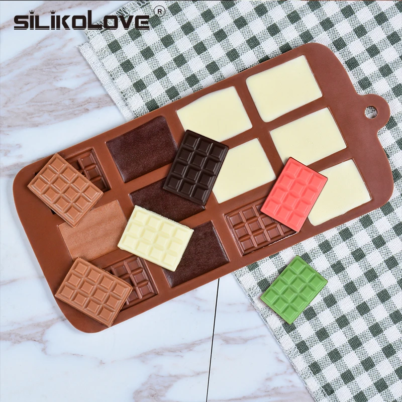 Силиконовые квадратные формы SILIKOLOVE для шоколада 3d форма торта не прилипает