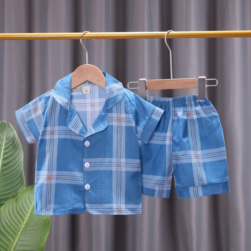 

2 шт., детский хлопковый спортивный костюм, рубашка без рукавов и шорты