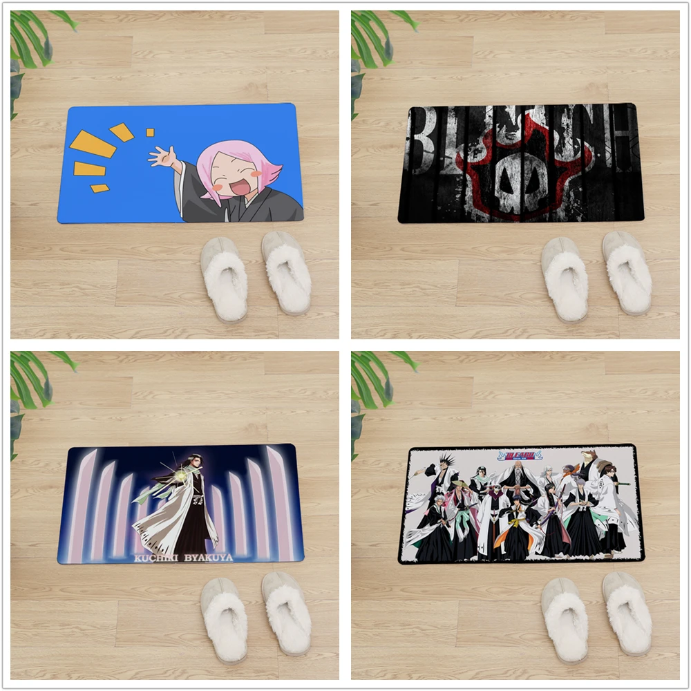 Мультфильм Аниме BLEACH входная дверь коврики для кухни для напольные коврики нескользящий коврик для дома ПВХ мягкая кожа ковер в холл ковер