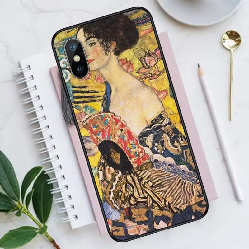 

Gustav Klimt art Baseus art Phone Cases for iPhone 11 12 pro XS MAX 8 7 6 6S Plus X 5S SE 2020 XR Luxury brand shell funda coque