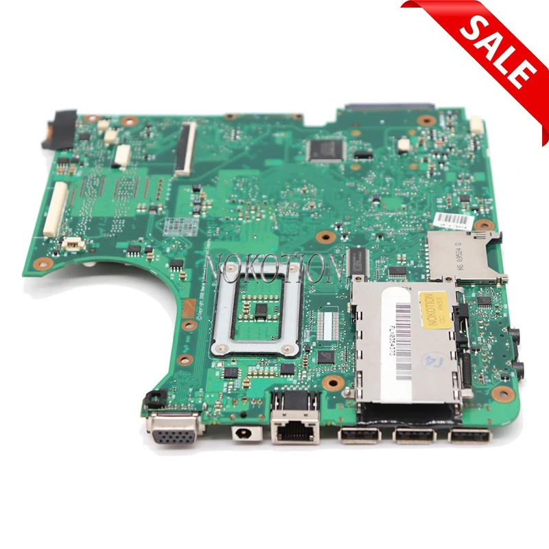 Материнская плата NOKOTION 538409-001 для ноутбука HP Compaq 510 610 GM965 DDR2 Бесплатный ЦП |